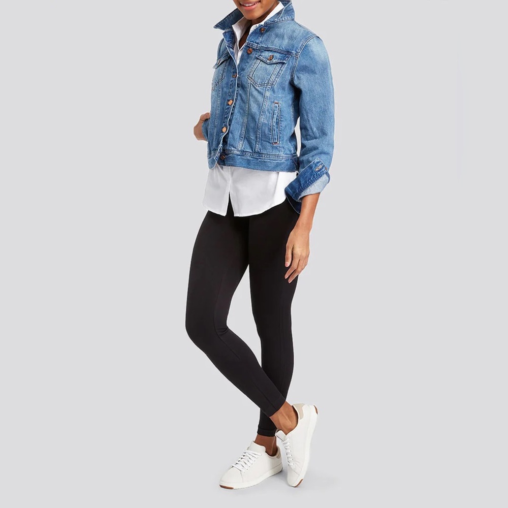 SPANX Seamless Shaping Leggings | Size Medium | Black